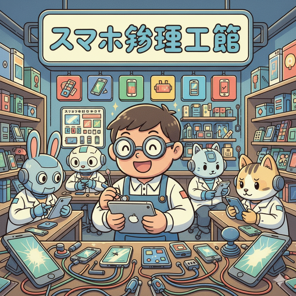 iPhoneの画面破損